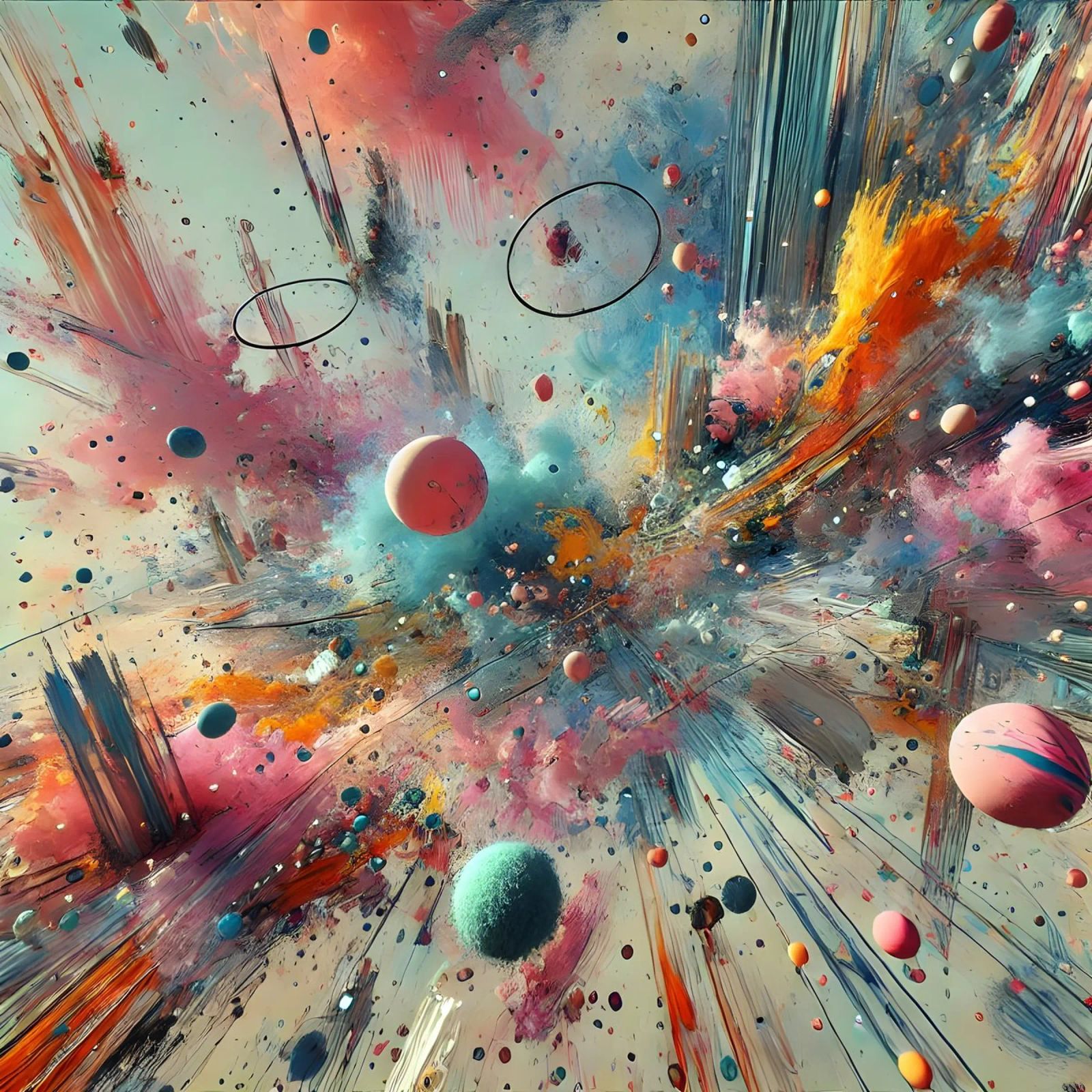 action splash abstract poster da abstrakt