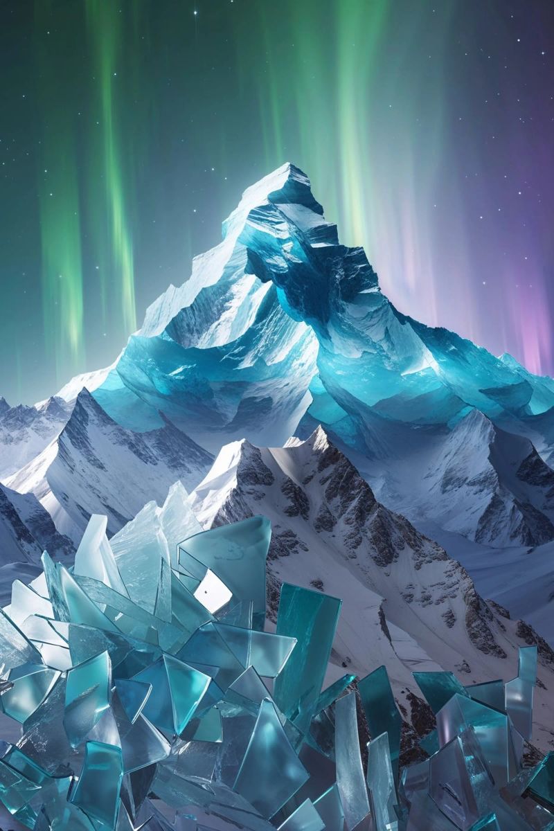 Shards of Light and Ice Poster von AlbertKlee