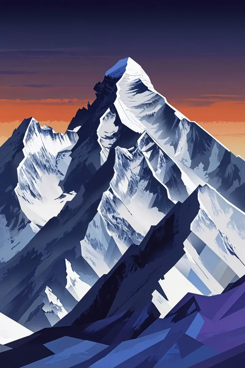 Aurora and Glass Peaks hahnemühle by AlbertKlee