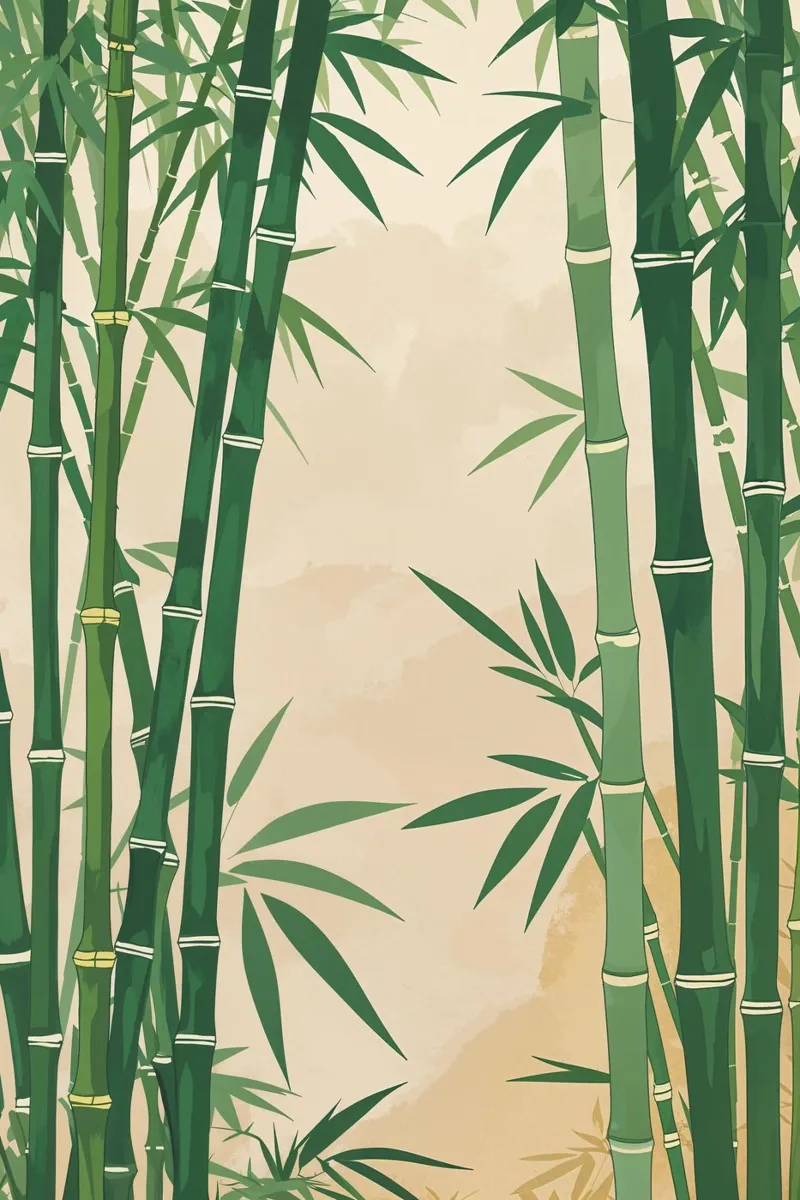 Tranquility in Bamboo Grove metacrilato de AlbertKlee