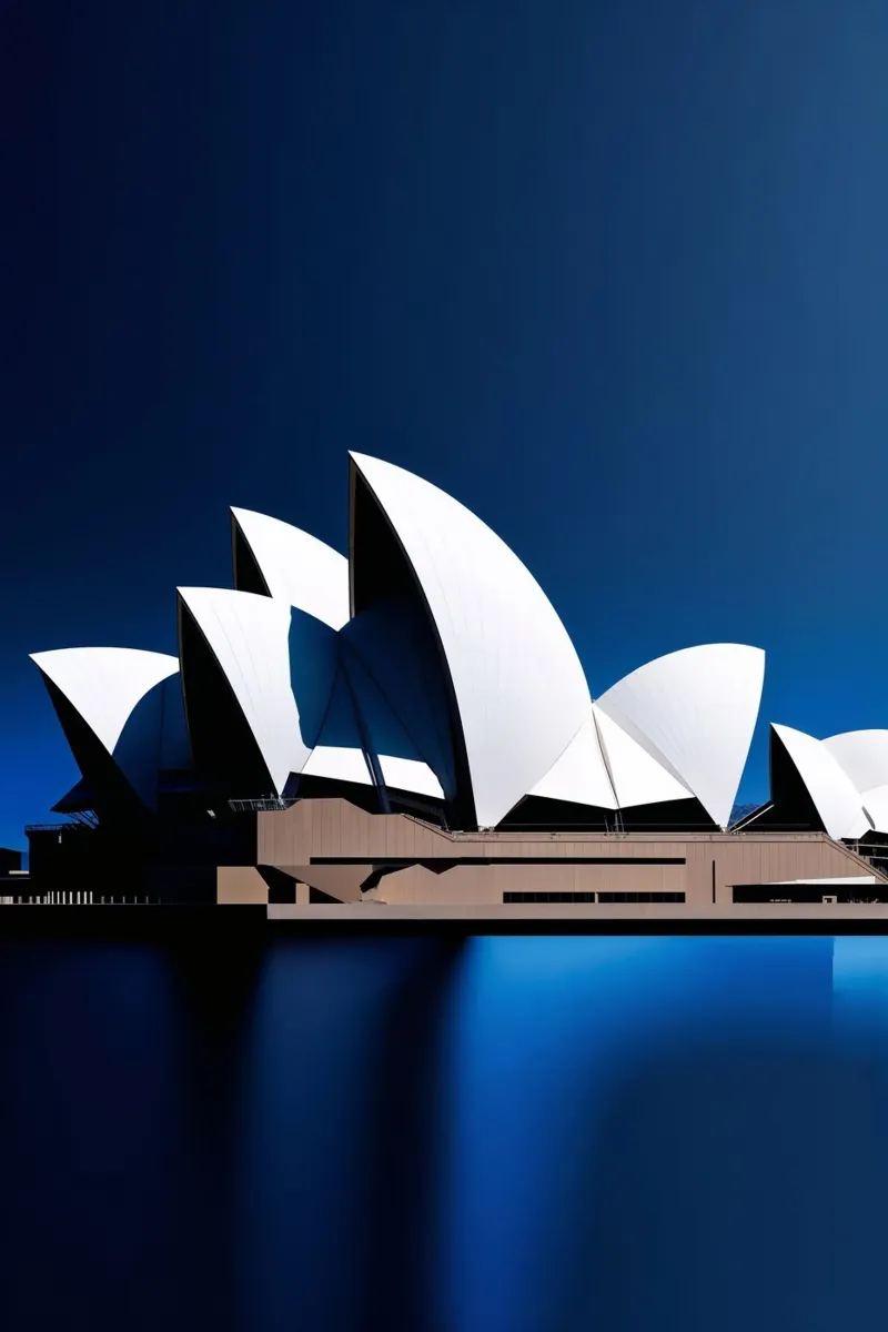 Abstract Vision of the Sydney Opera House forex plate by AlbertKlee