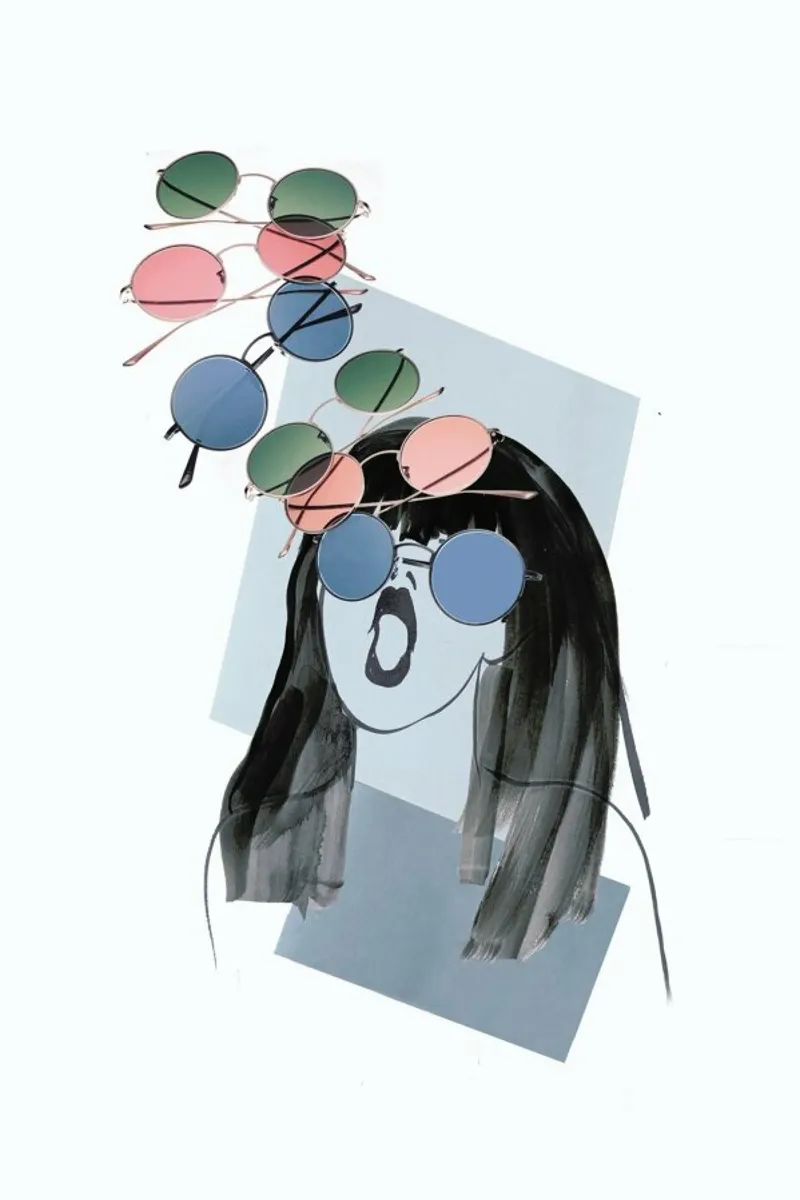 What Color Glasses pellicola backlit da Rococco LA