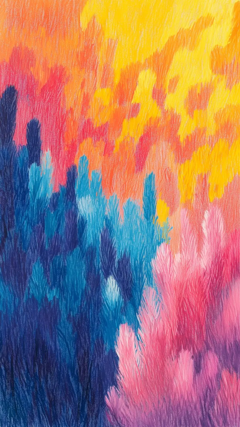 Flauschige Farbfelder II Leinwand von studiofox