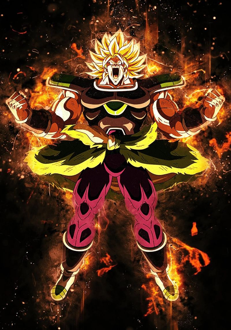 Broly SSJ plexiglass da Neonartstudio
