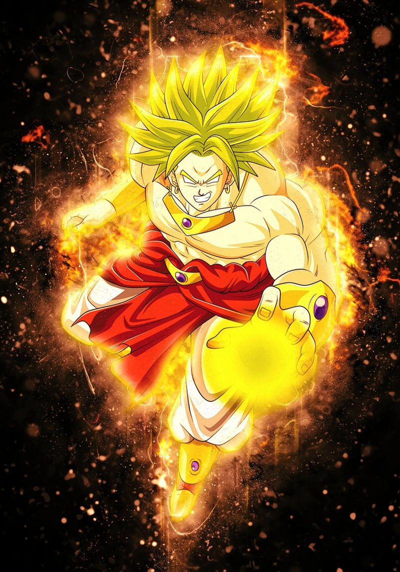 Broly SSJ plexiglass da Neonartstudio