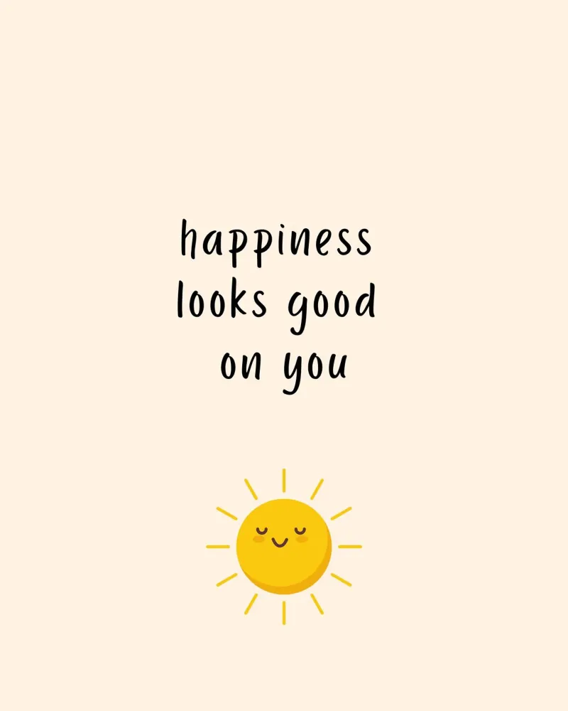 happiness looks good on you pellicola backlit da designsbysophia