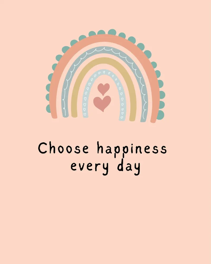 choose happiness every day pellicola backlit da designsbysophia