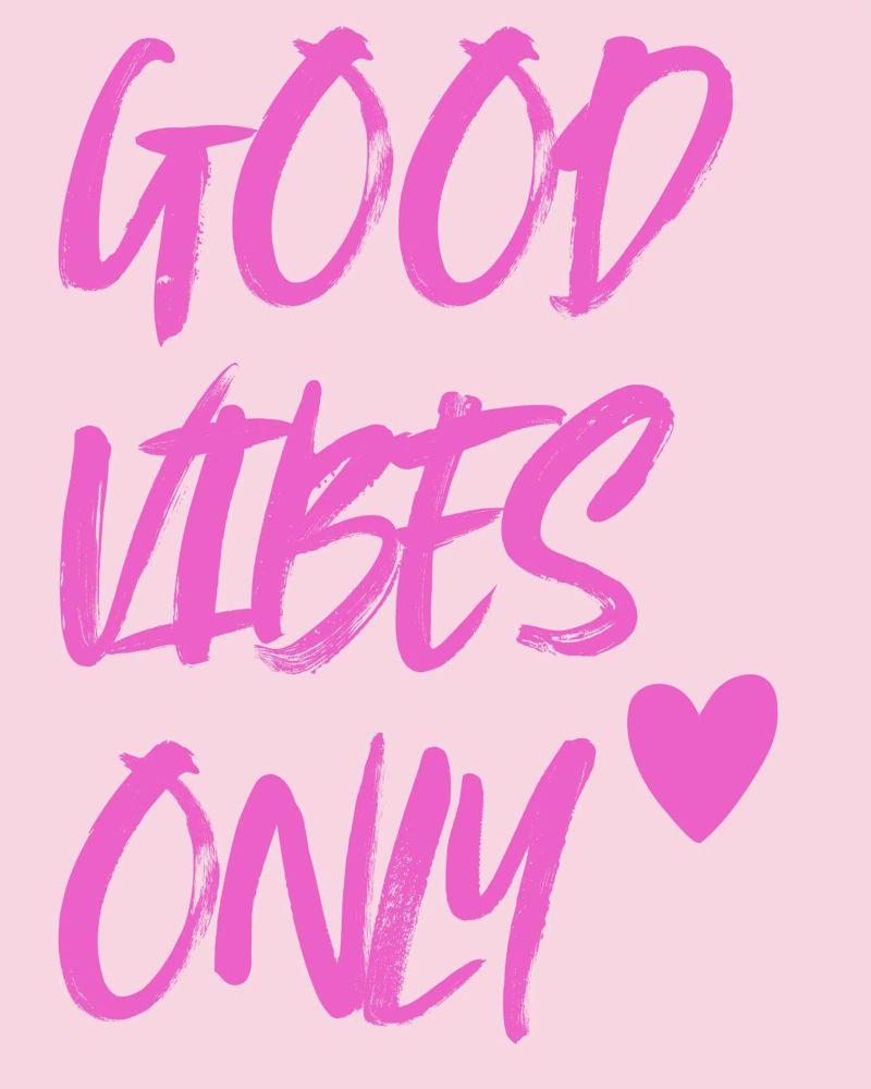 Good vibes only pellicola backlit da designsbysophia