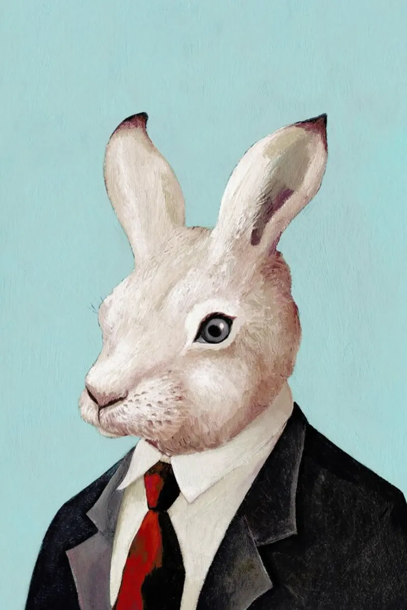 Rabbit alluminio dibond da Animal Crew