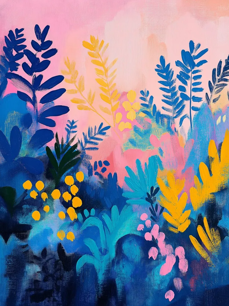 Jardin abstrait carta hahnemühle da Flora & Horizon