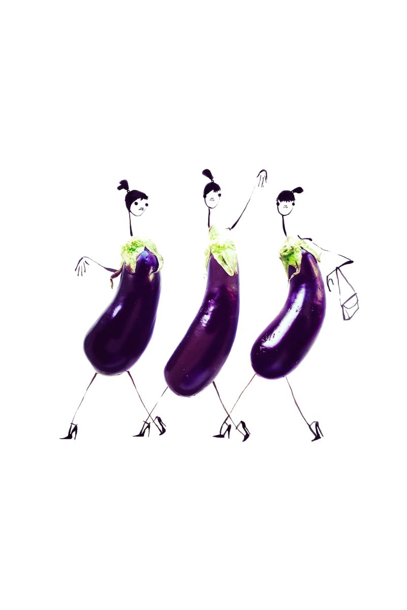 Aubergine Poster von Gretchen Roehrs