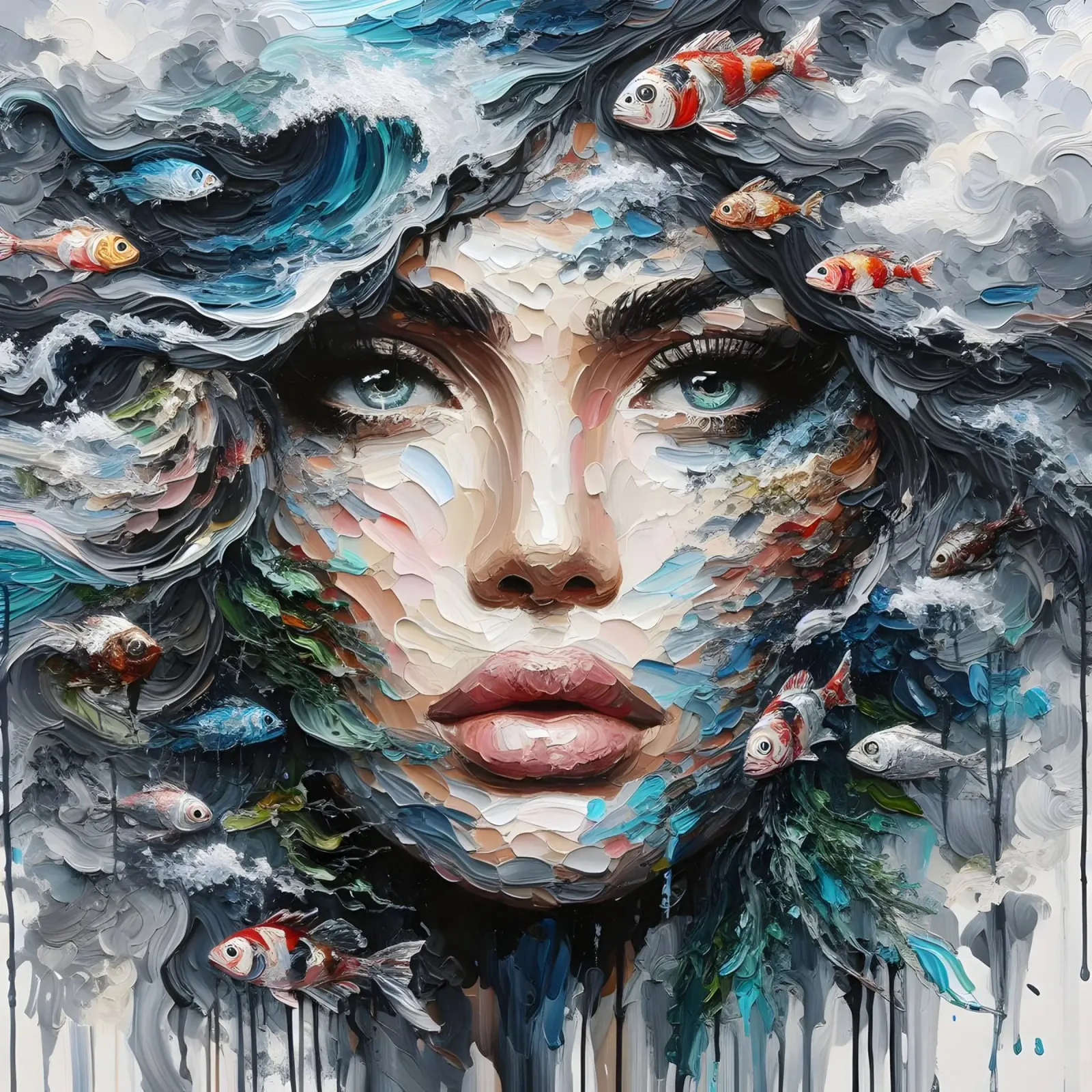 PITTURA DI PESCA carta hahnemühle da ARTOMATIC