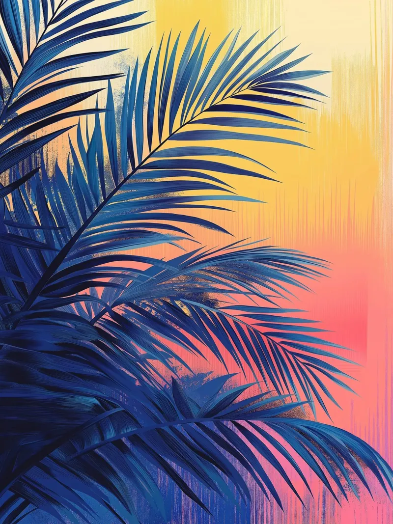 Fogliame tropicale plexiglass da Flora & Horizon
