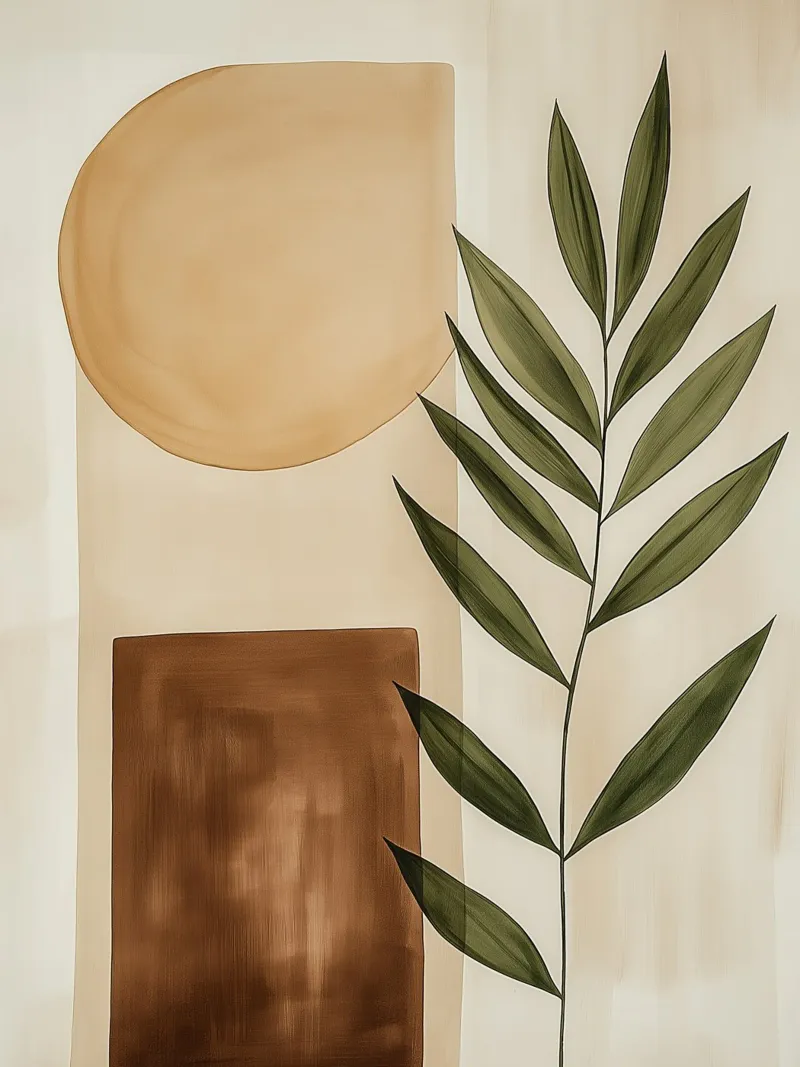 Illustrazione botanica minimalista poster da Flora & Horizon