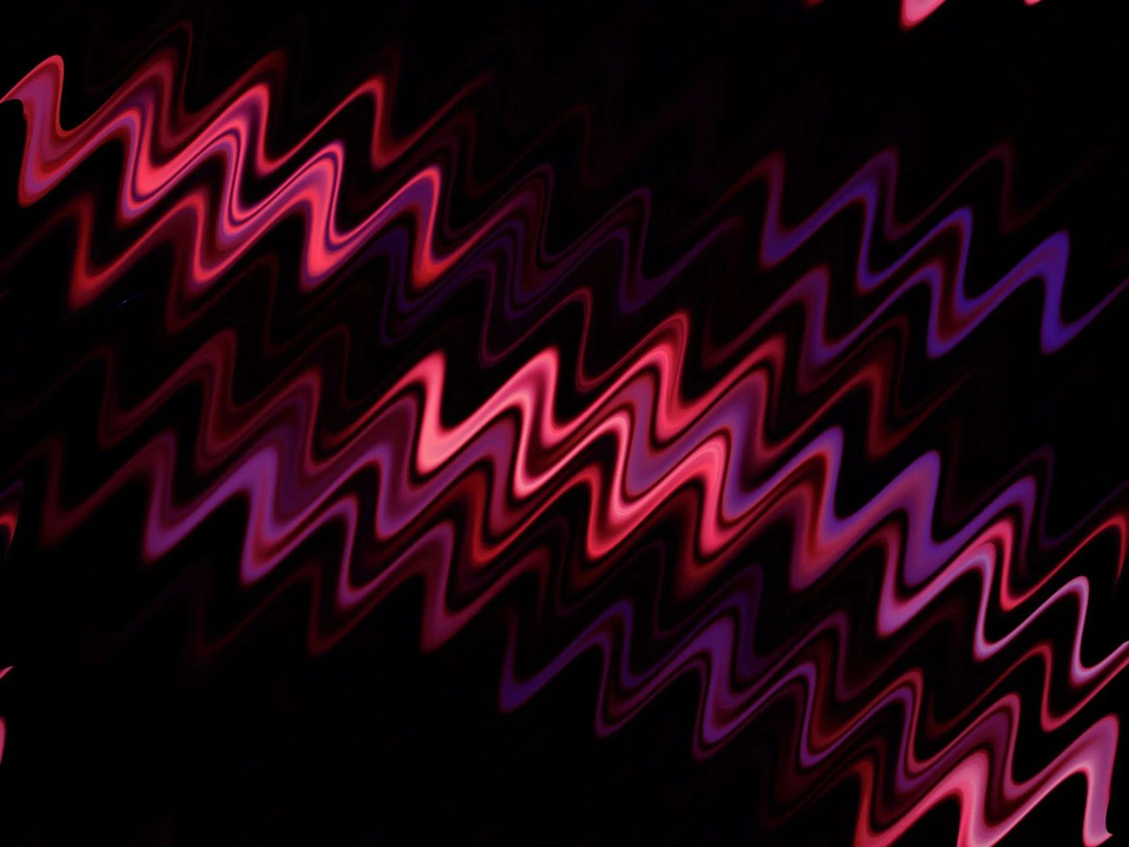 Abstract waves and a dynamic pattern in pink and purple canvas by Something for you
