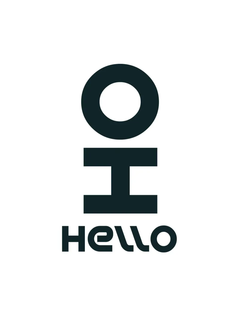 Oh Hello Simple Elegant Typography canvas by YV TYPOGRAPHY