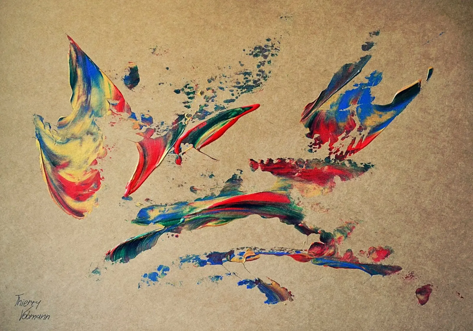 NATURAL STYLE 27 pellicola backlit da Thierry Vobmann Abstract painting