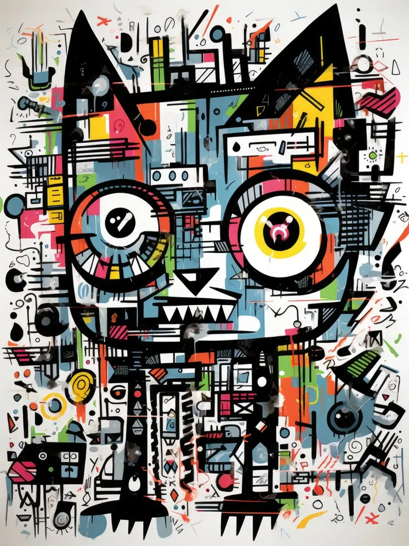 animali graffiti pellicola backlit da Art Digital Visuel