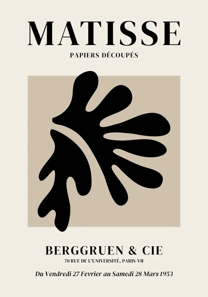Modello Matisse Berggruen & Cie pellicola backlit da Paigaam Studio