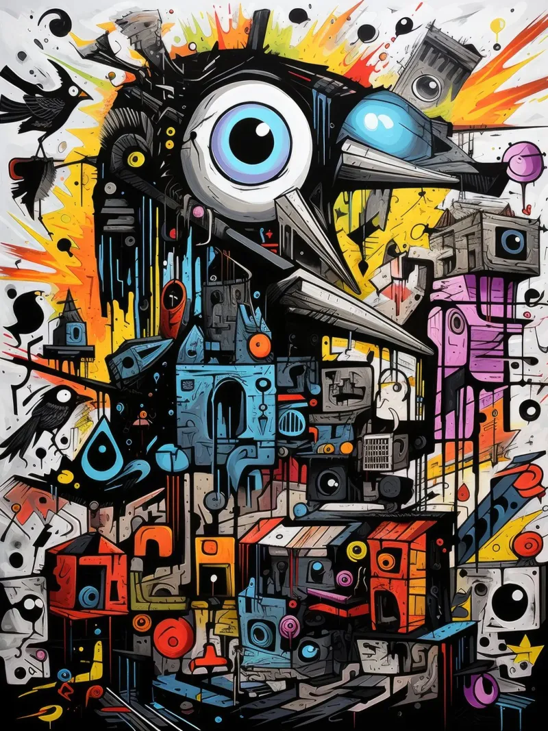 graffiti animals hahnemühle by Art Digital Visuel