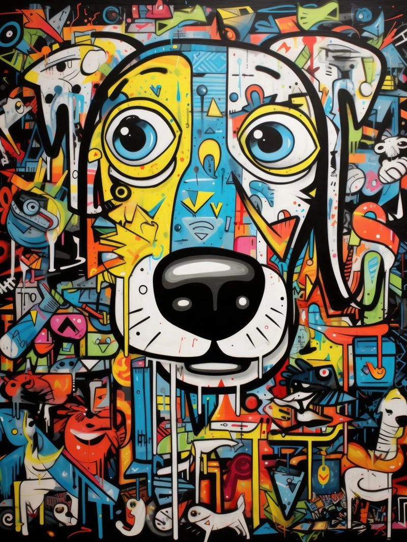 graffiti animals poster by Art Digital Visuel