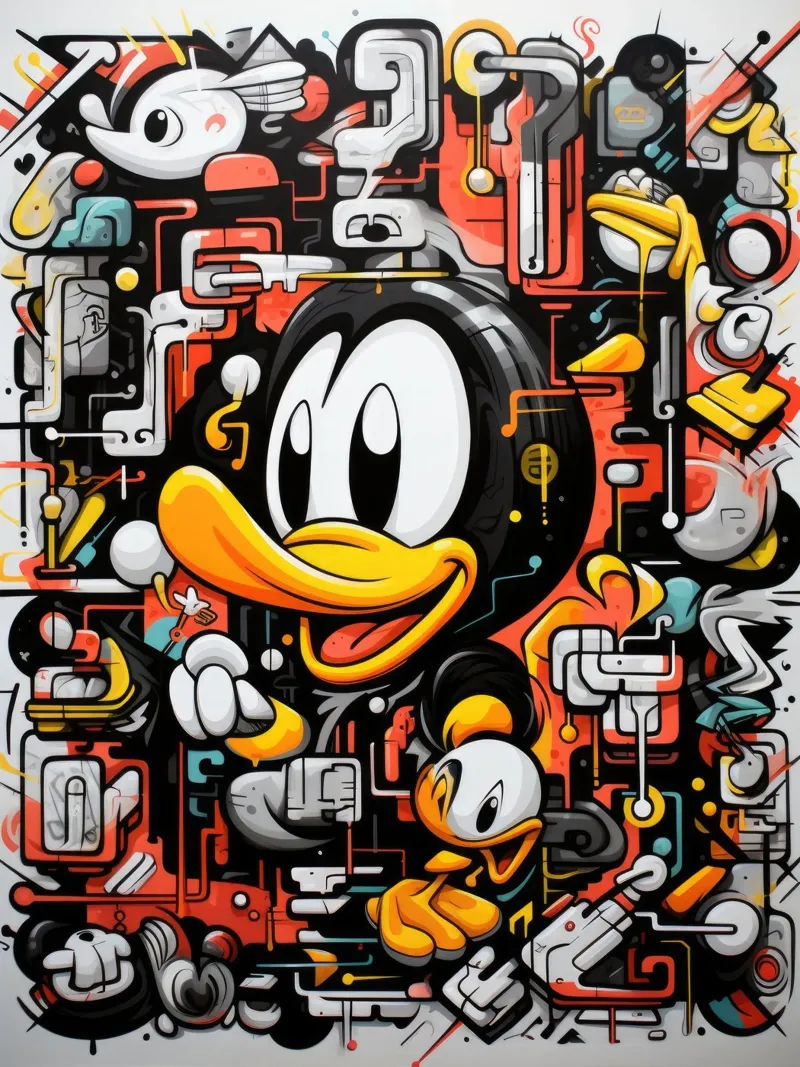 animali graffiti pellicola backlit da Art Digital Visuel