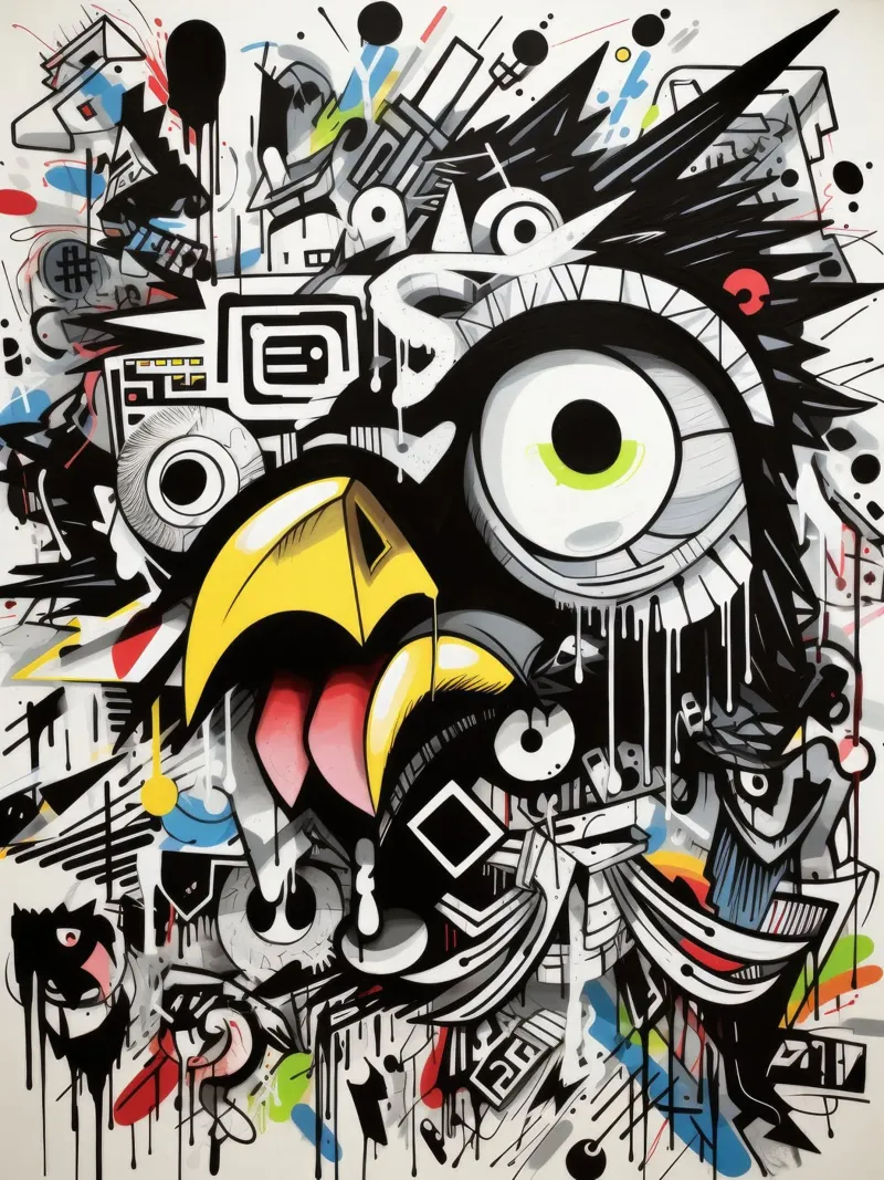 animali graffiti pellicola backlit da Art Digital Visuel