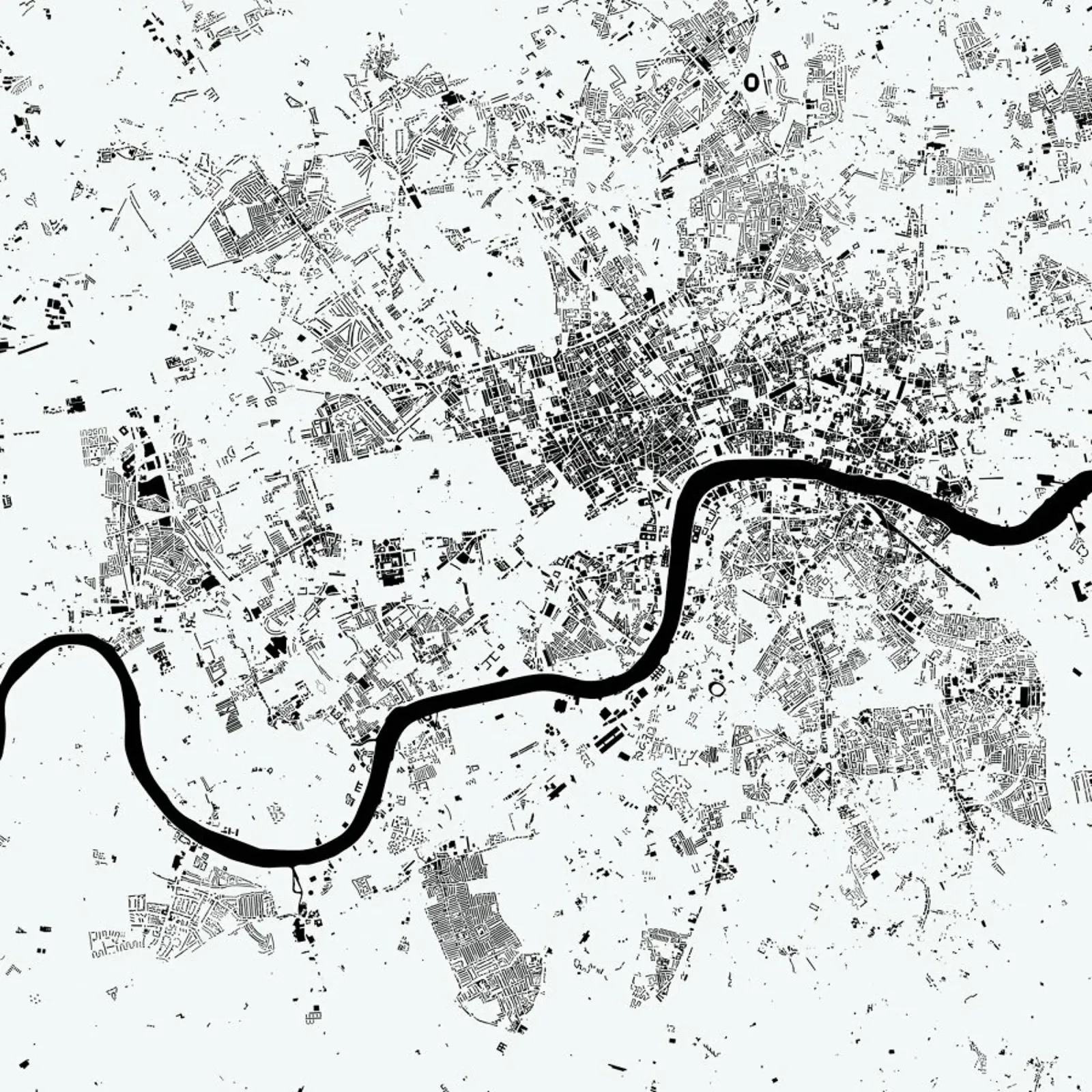 London White poster by Urban Maps