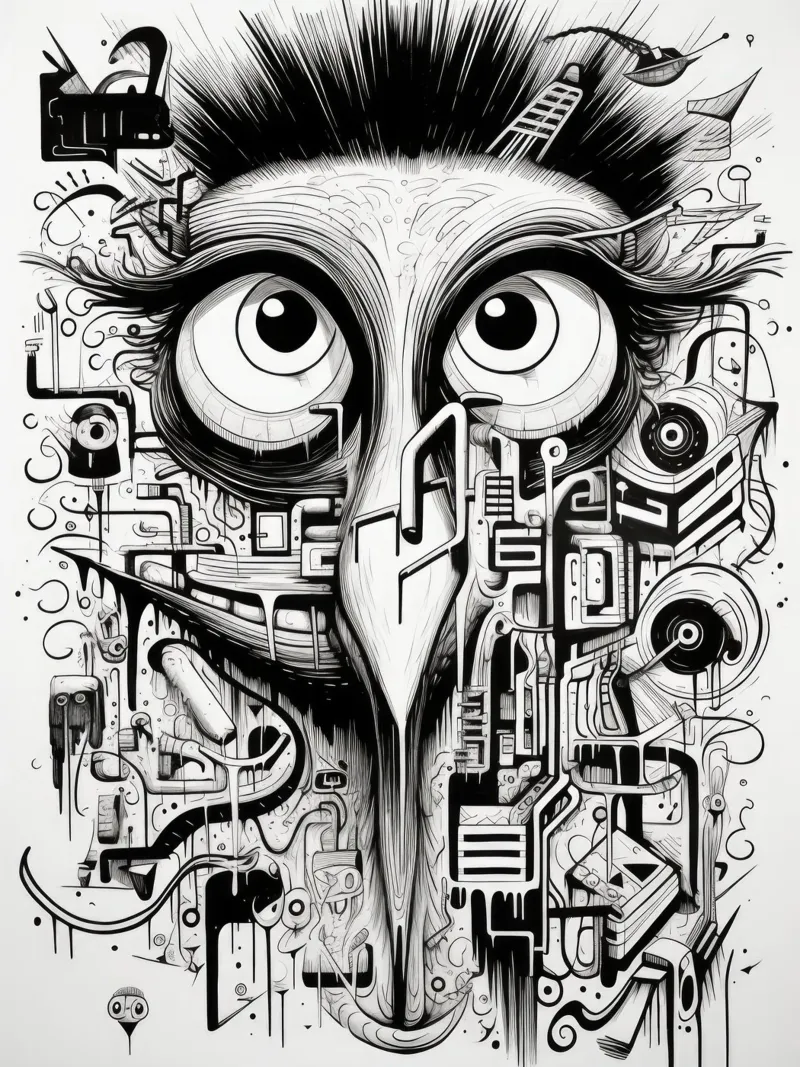 animali graffiti pellicola backlit da Art Digital Visuel
