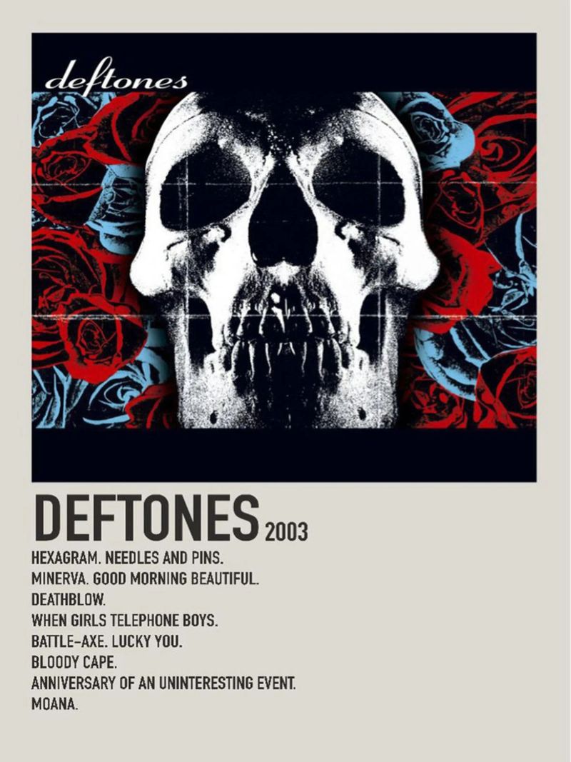DEFTONES 2003 poster by SoundStudio