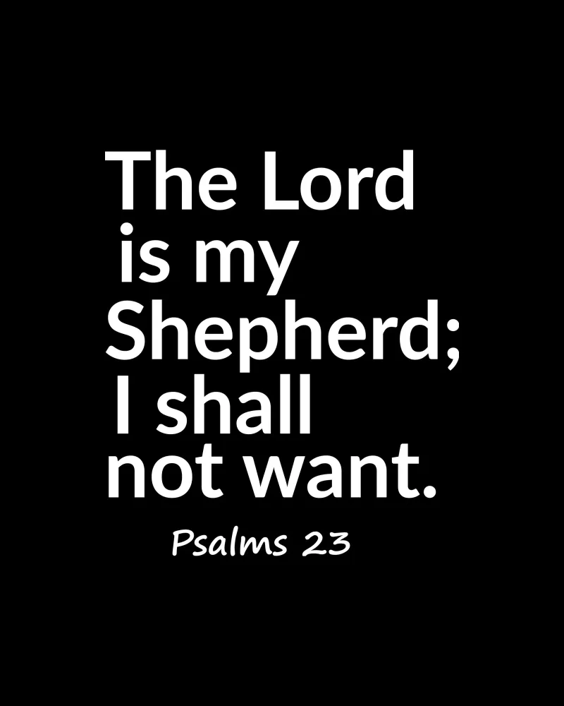 The Lord is my shepherd Psalms 23 pellicola backlit da happieeagle