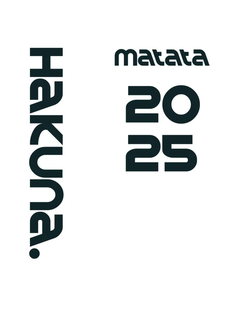Hakuna Matata Simple Minimalist Typography canvas with Floater frame by YV TYPOGRAPHY