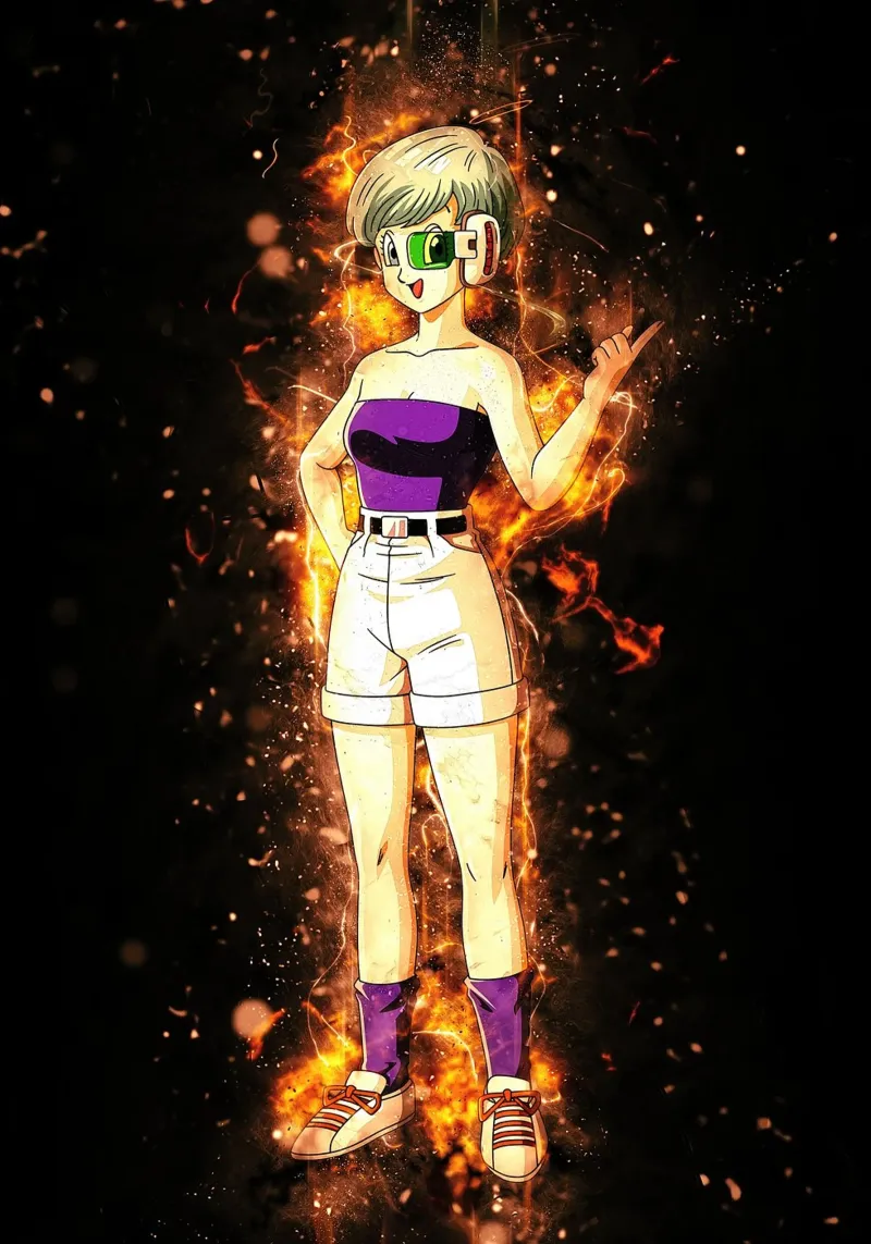 Bulma pellicola backlit da Neonartstudio