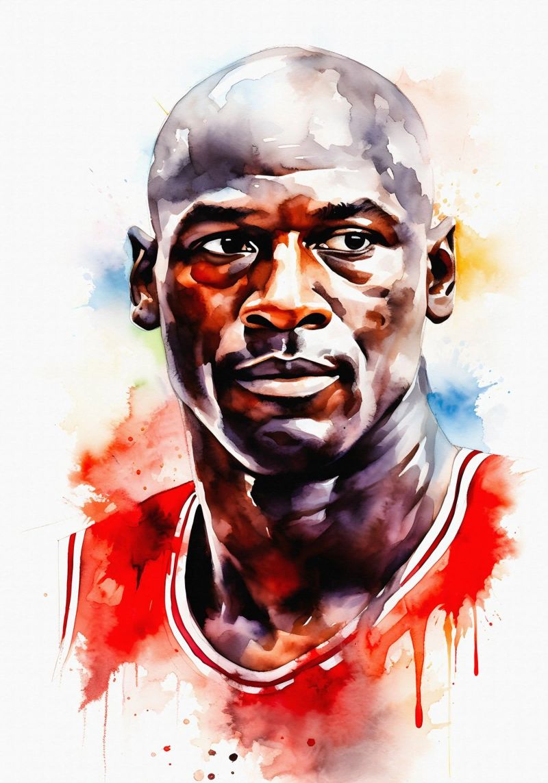 Michael Jordan poster by FreeArtStudio