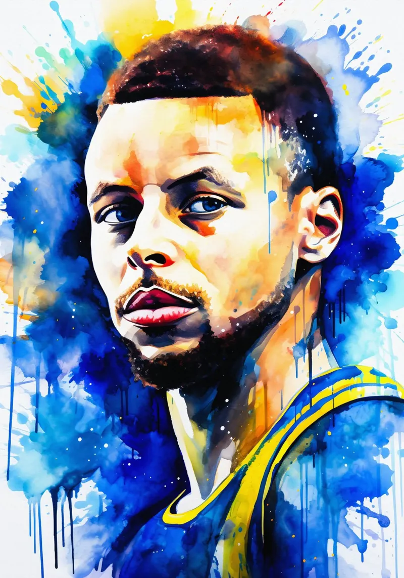 stephen curry alluminio dibond da FreeArtStudio