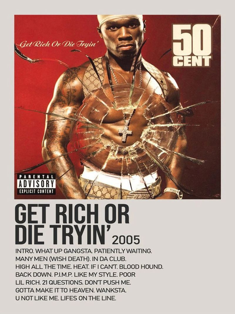 Zensouds Rapper 50 Cent poster de SoundStudio