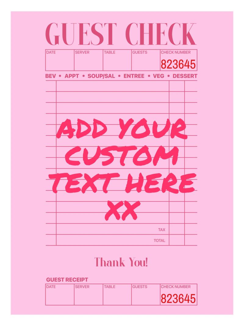 Custom Print, Personalized Gift, Custom Colour, Text, Font canvas by PrintStudio