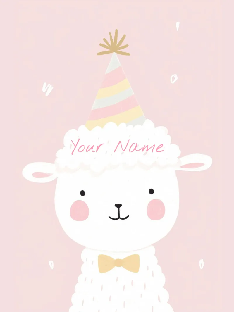 Custom Birthday Print for Kids, Add Your Name Gift Celebrate poster with wooden frame by Little Lola