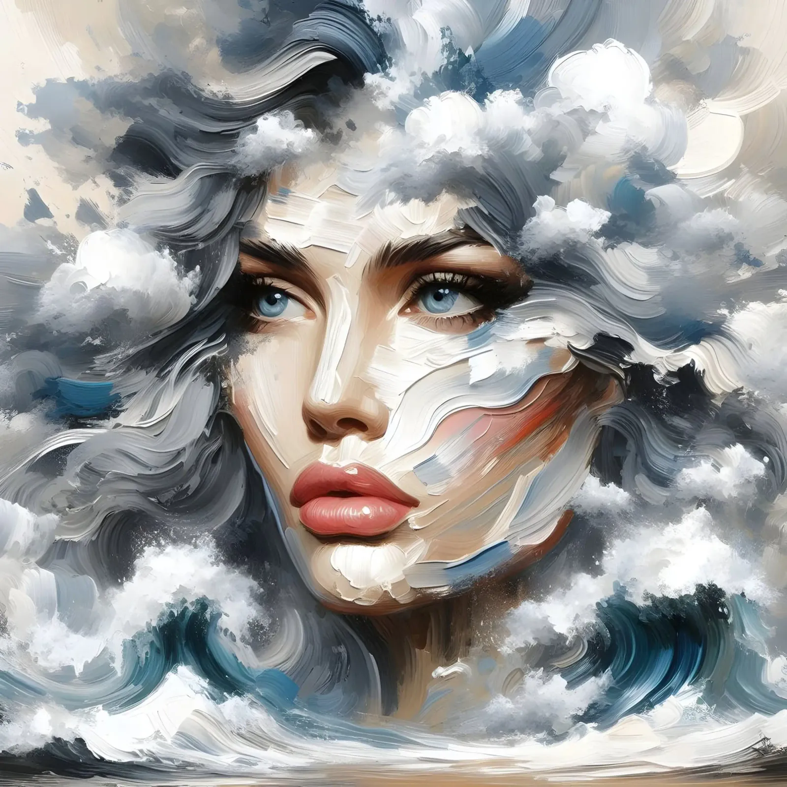 Tempesta in mare pellicola backlit da ARTOMATIC