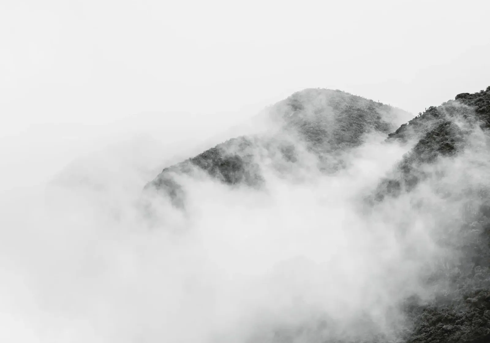 Mania Landscapes Raw 1 Nevado del Ruiz (Colombia) poster with wooden frame by Mania Print Collection