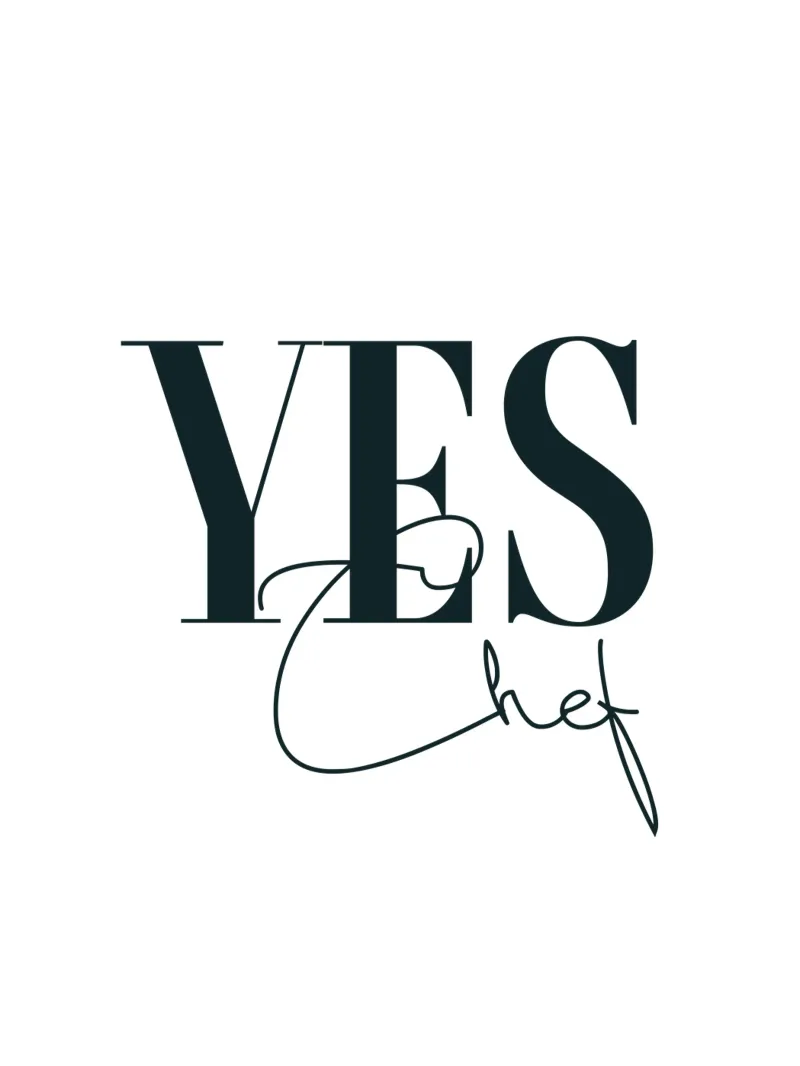 Sì Chef Tipografia semplice e minimalista pellicola backlit da YV TYPOGRAPHY