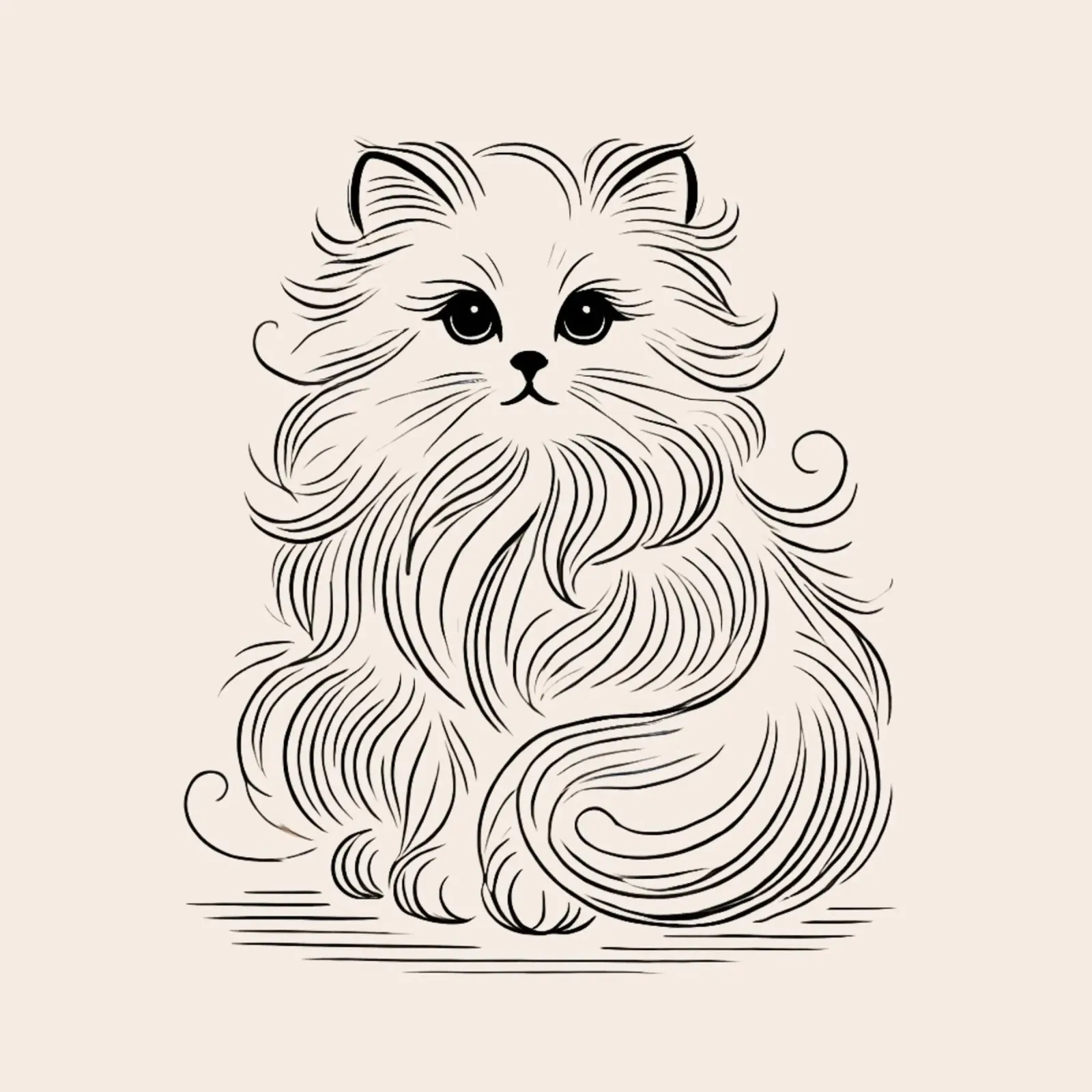 Gatto principessa carta hahnemühle da Museaux Adorables
