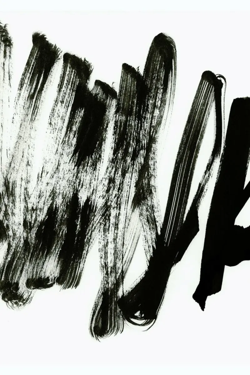Black On White forex plate by IRIS LEHNHARDT FINE ART