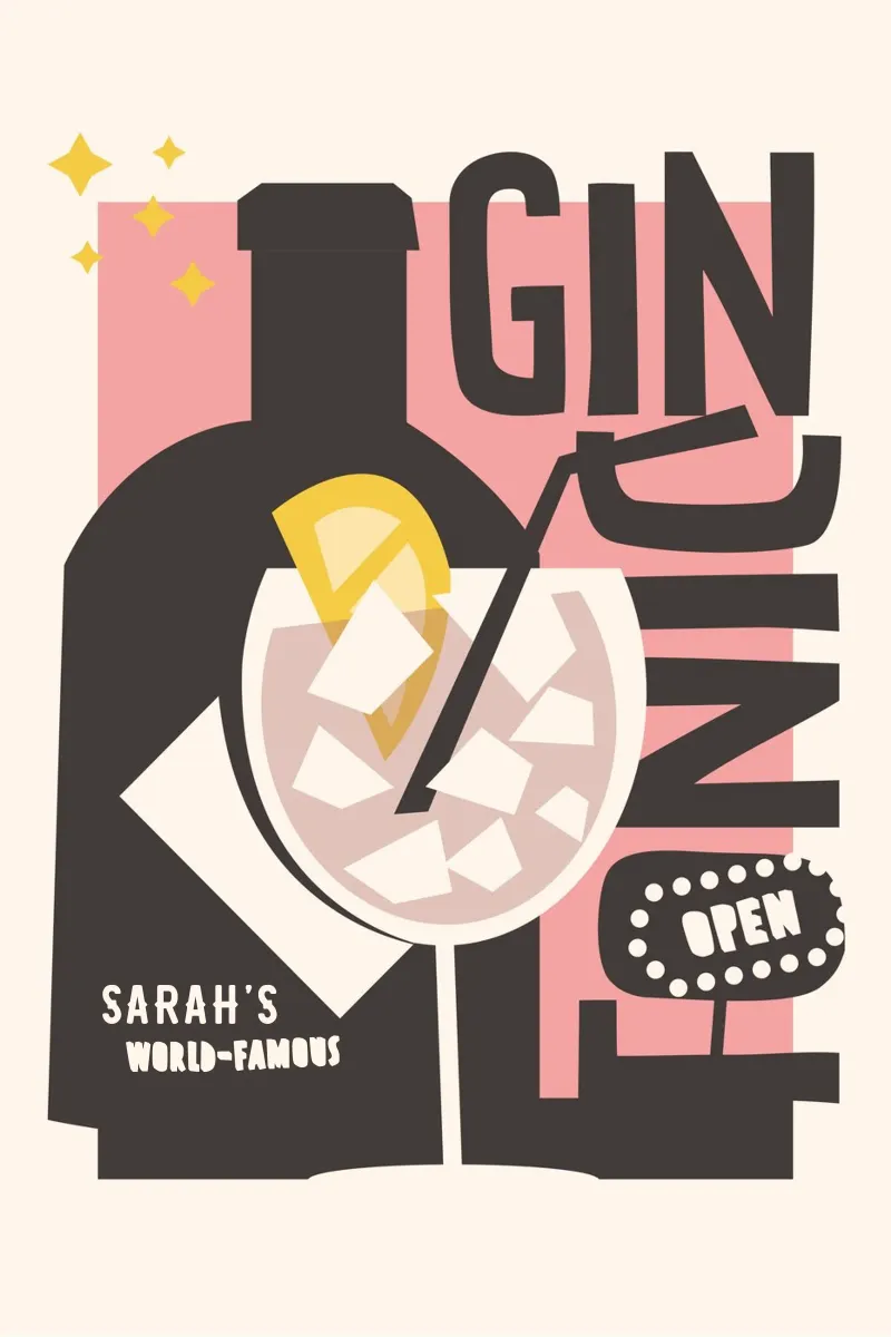 Gin Tonic carta hahnemühle da DIGIDAVID