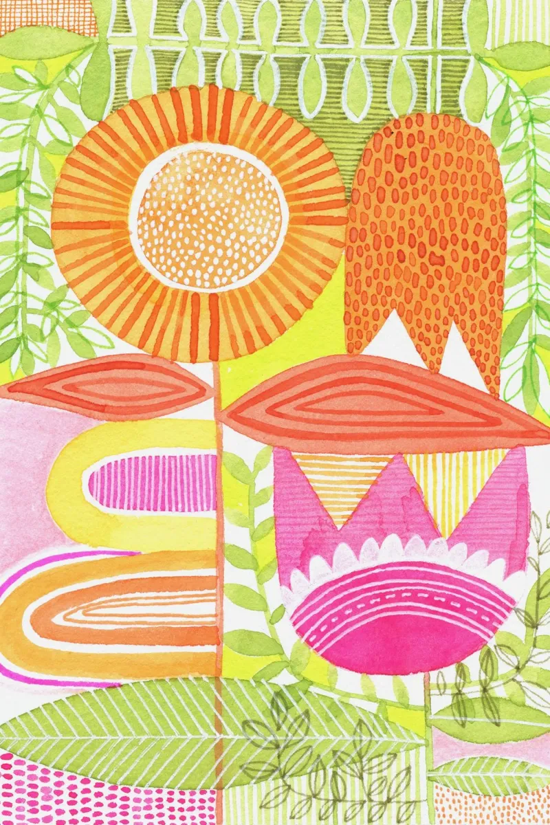 Susan Black - Botanisch 07 Poster von The Artcircle