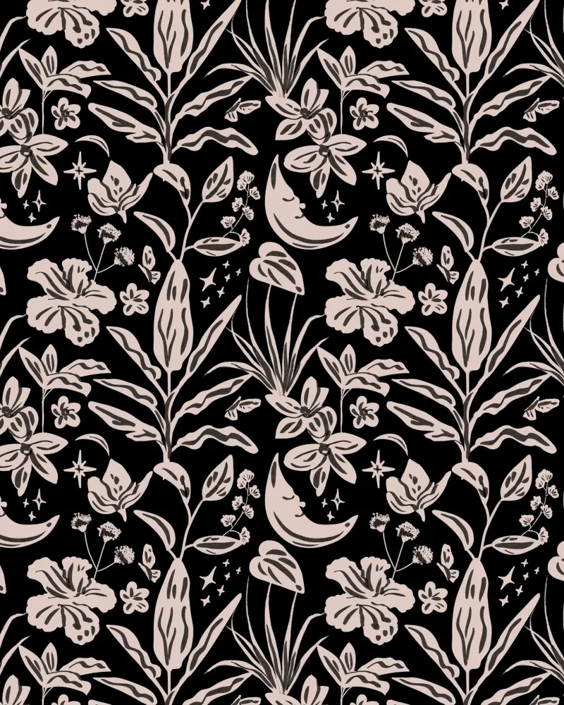 Rainforest Tropical Pattern carta hahnemühle da anisillustration