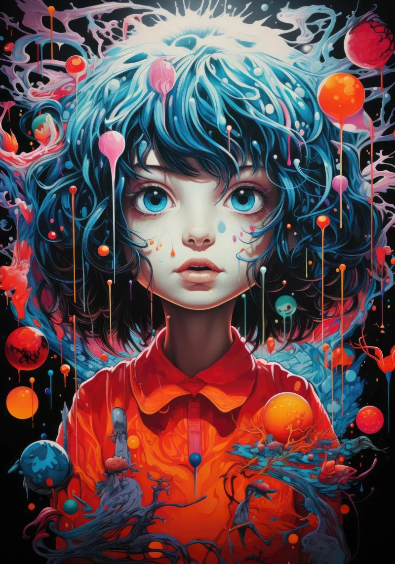Chaos im Kopf Poster von PosterPrint