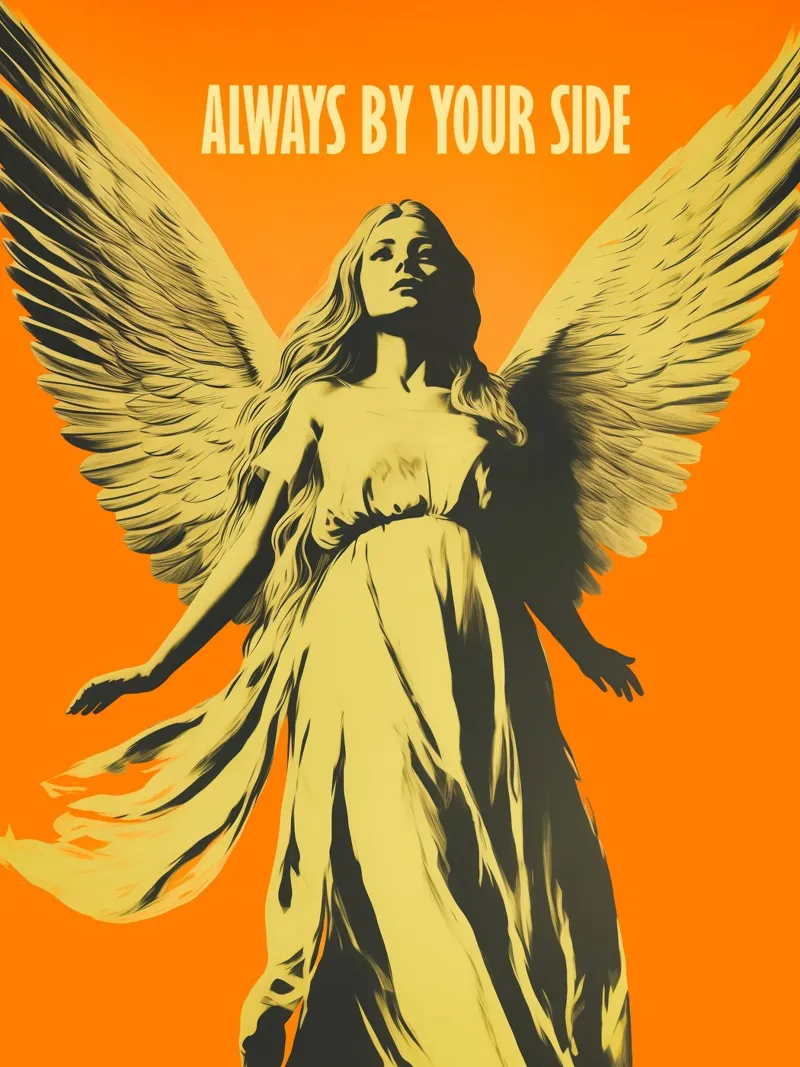 Always By Your Side | Retro Angel carta hahnemühle da Autofocus