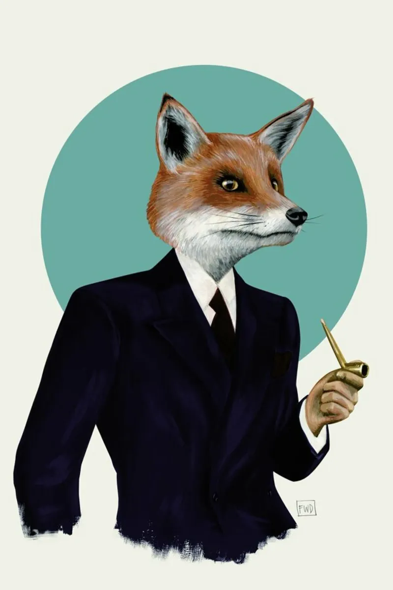 Mr. Fox pellicola backlit da Famous When Dead