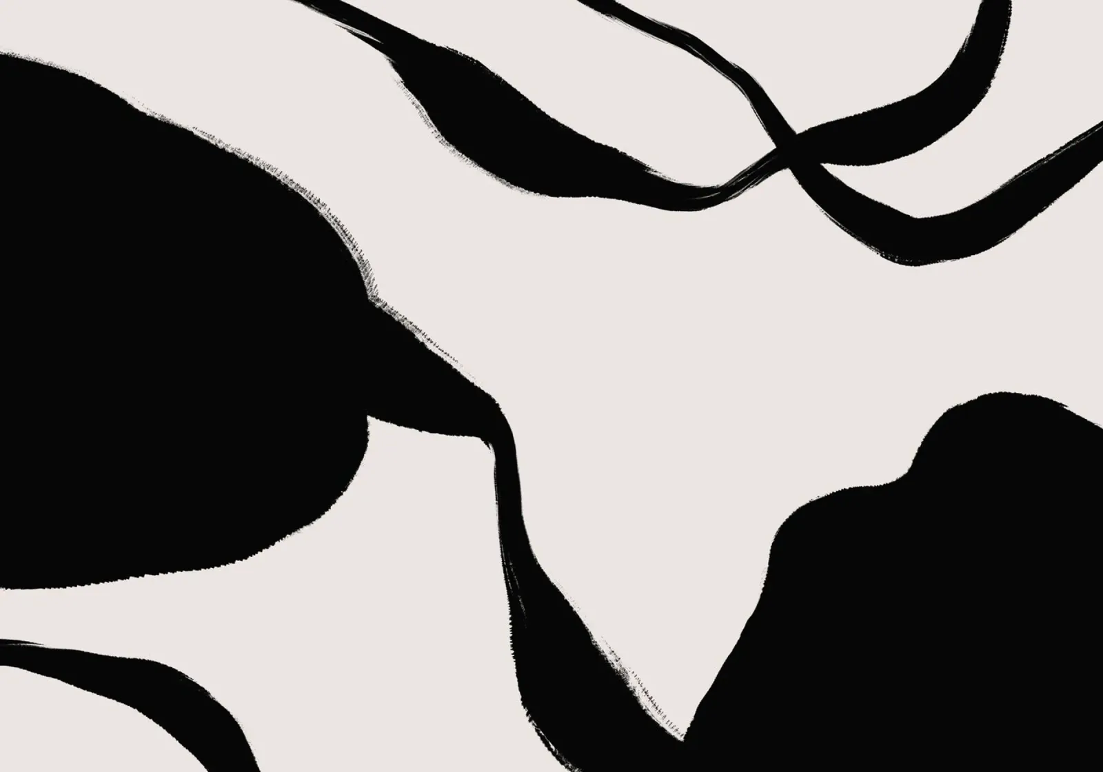Monocromo moderno poster con telaio in plastica da Kunst und Kontrast